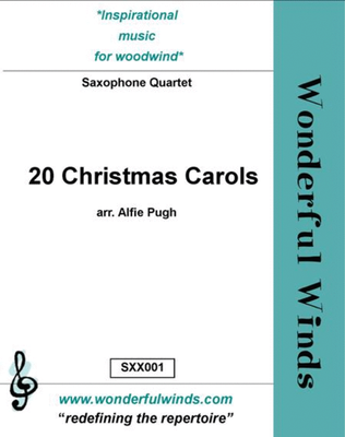 Book cover for 20 Christmas Carols