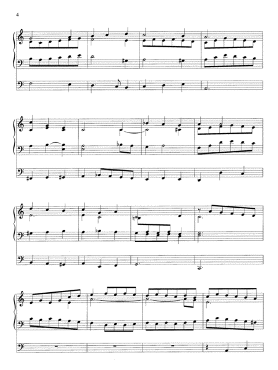 Three New Hymn Settings for Organ Organ Solo scores gallery preview page 4