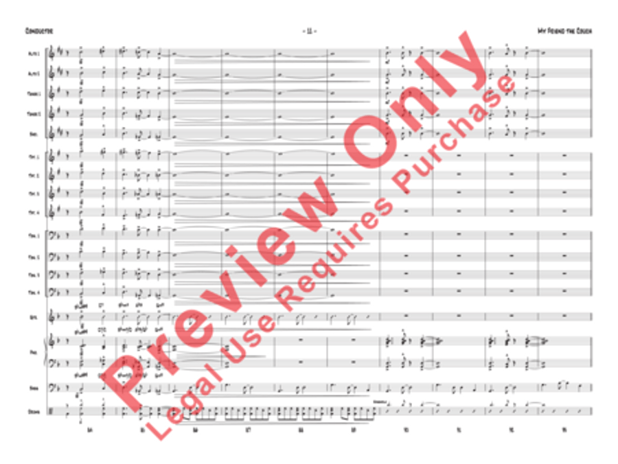My Friend the Couch Jazz Ensemble scores gallery preview page 14