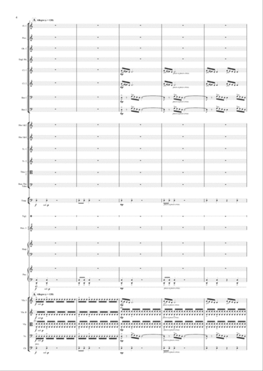 Symphonic variations 'Kitchitse, buyna loboda' ('A bunch of luxuriant saltbush') Full Orchestra scores gallery preview page 2