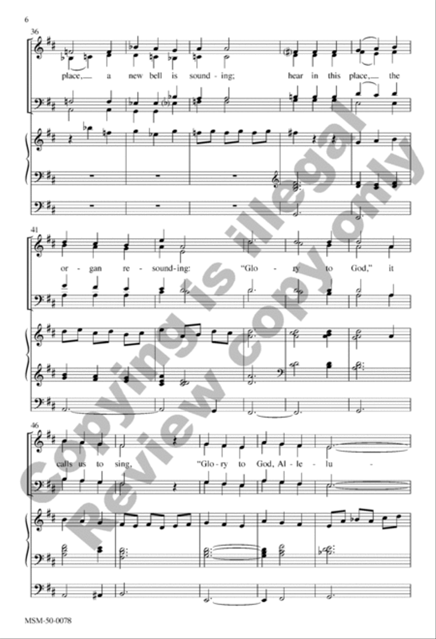 Come, Great Love 4-Part scores gallery preview page 5