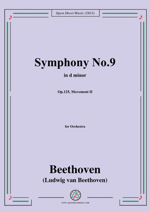 Book cover for Beethoven-Symphony No.9,Op.125,Movement II