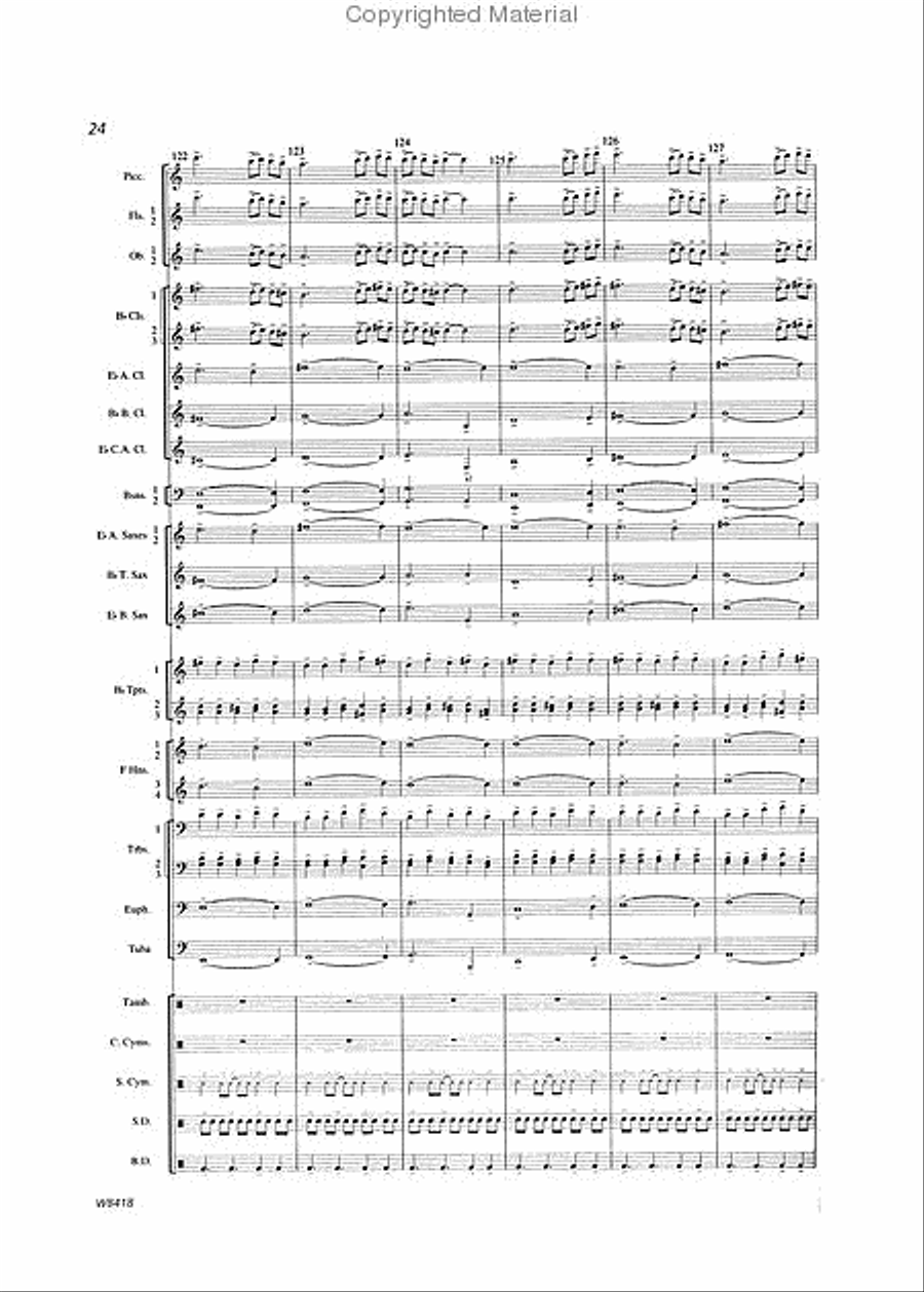 Time Streams (after Tricycle) Concert Band scores gallery preview page 3