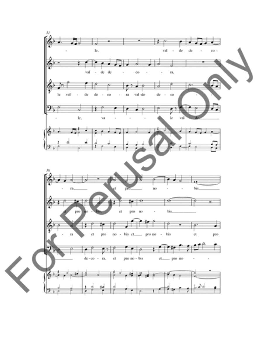 Gaude Gloriosa 4-Part scores gallery preview page 5