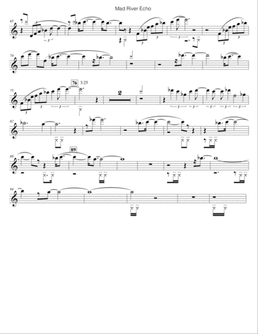Mad River Echo Violin Solo scores gallery preview page 3