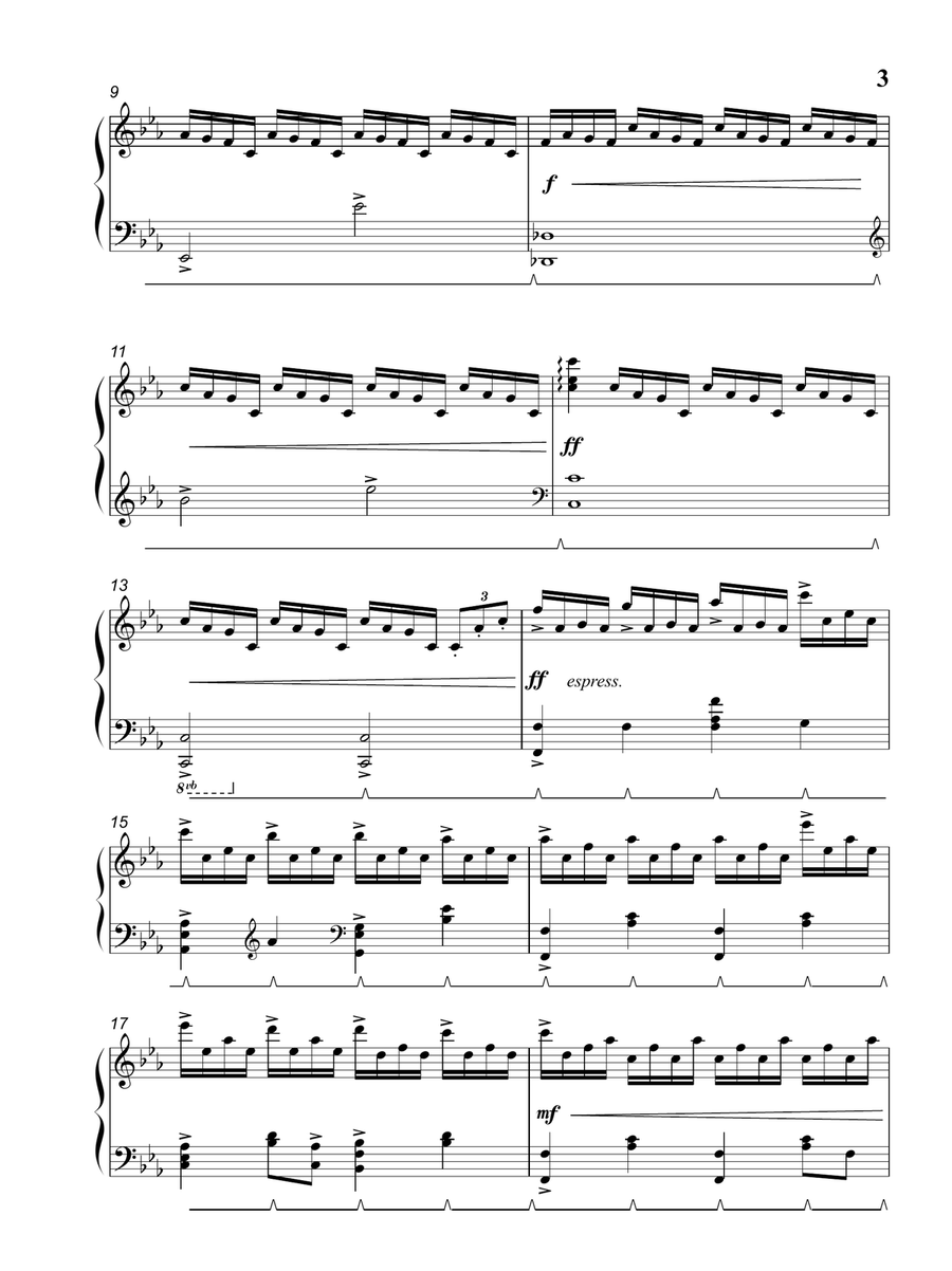 The Imitation Game Piano Solo scores gallery preview page 4