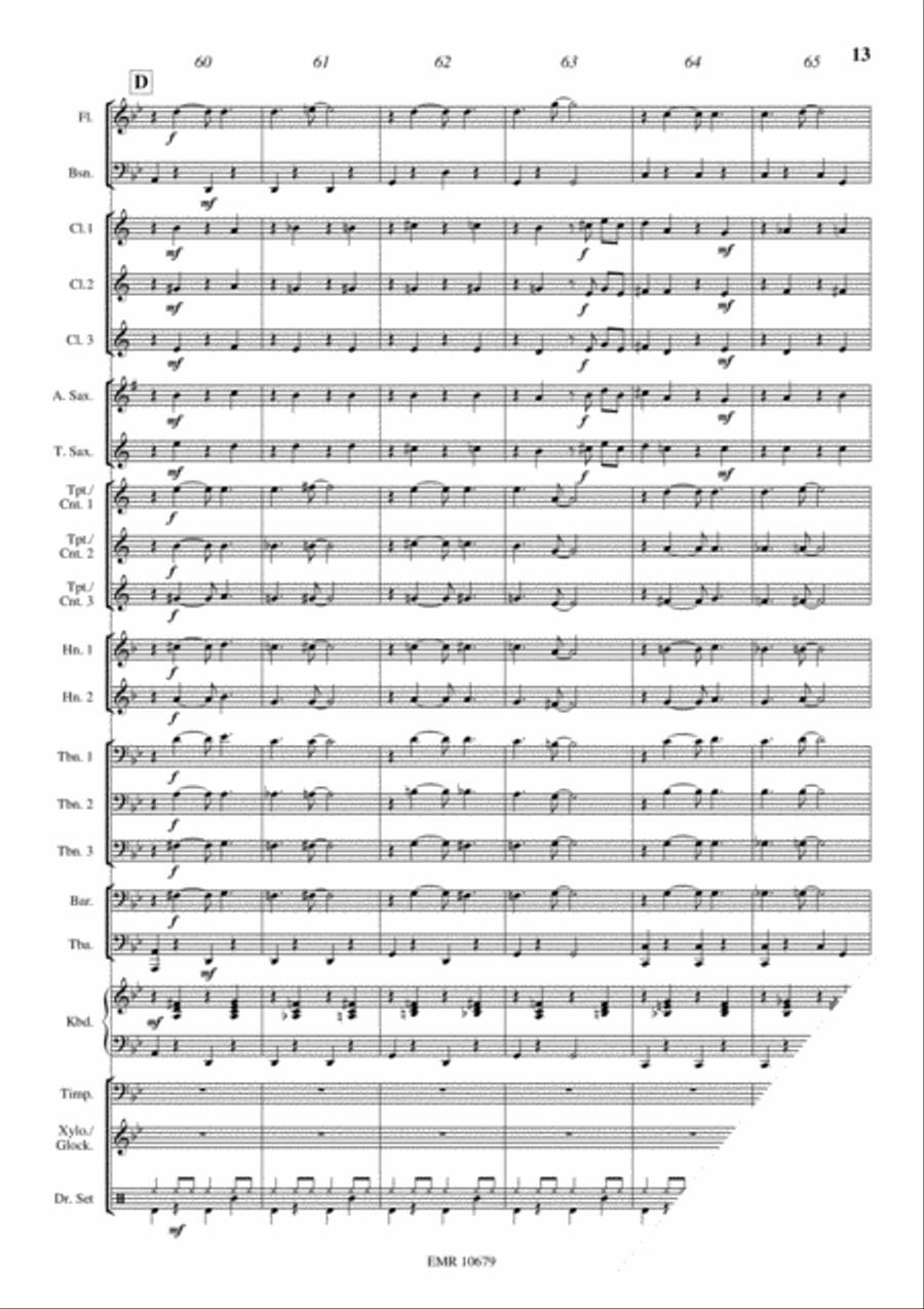 I Got Rhythm Concert Band scores gallery preview page 14