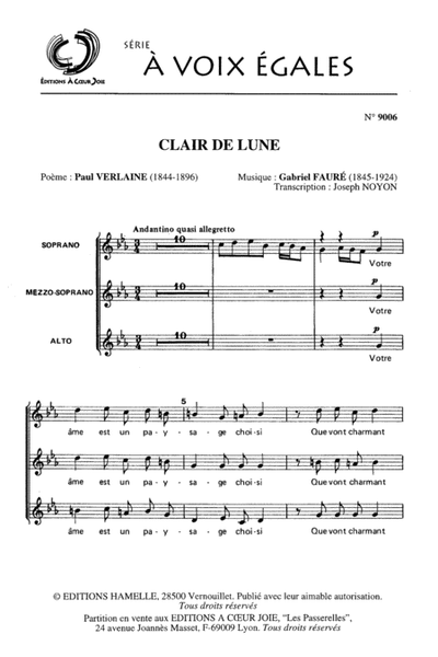 Clair De Lune