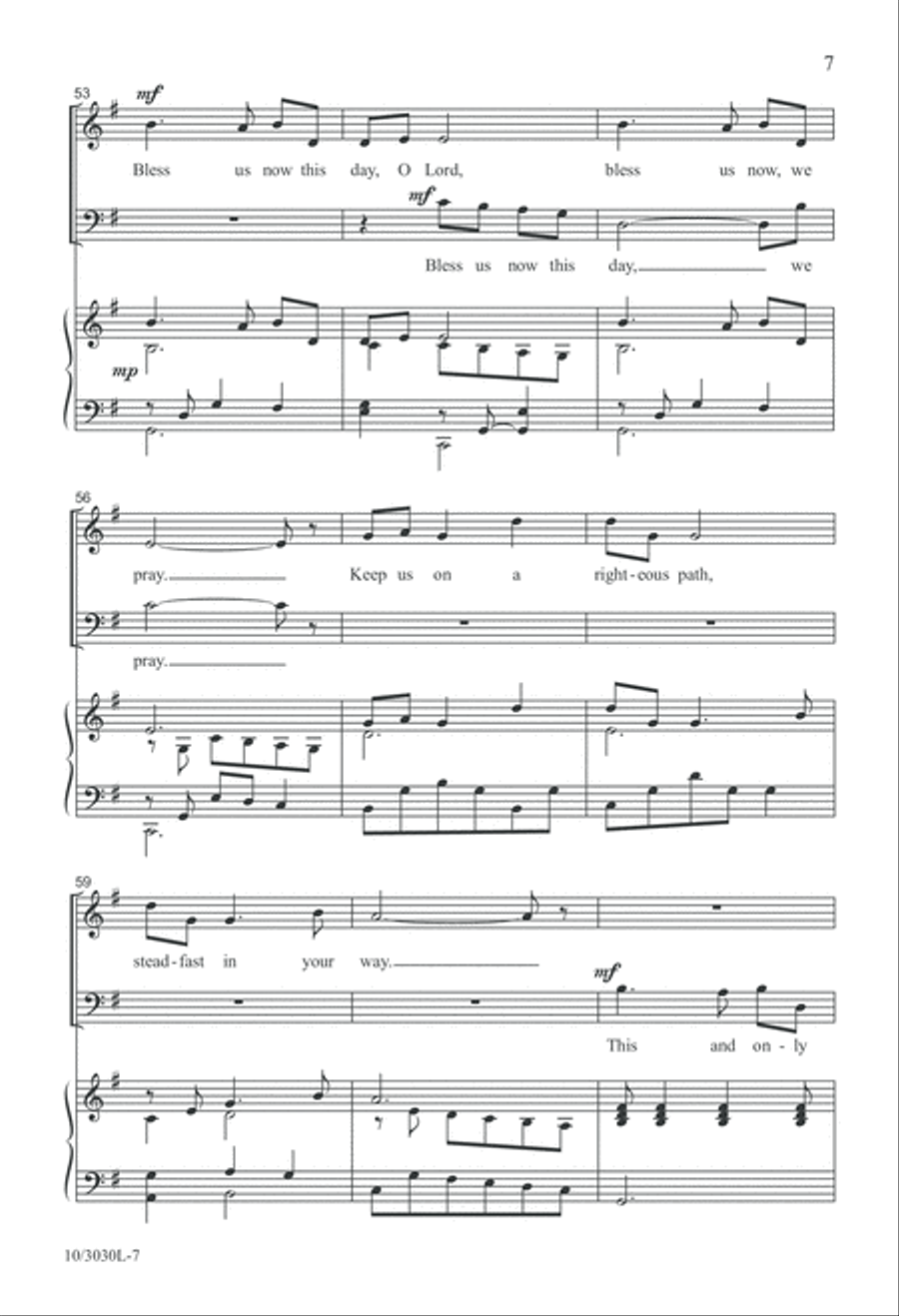 Bless Us Now This Day 2-Part scores gallery preview page 6