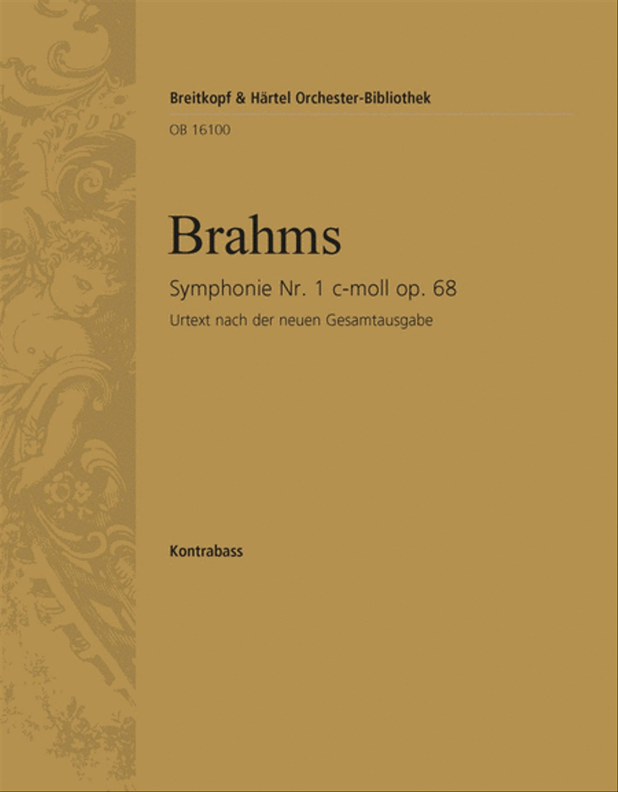 Symphony No. 1 in C minor Op. 68 Orchestra scores gallery preview page 1