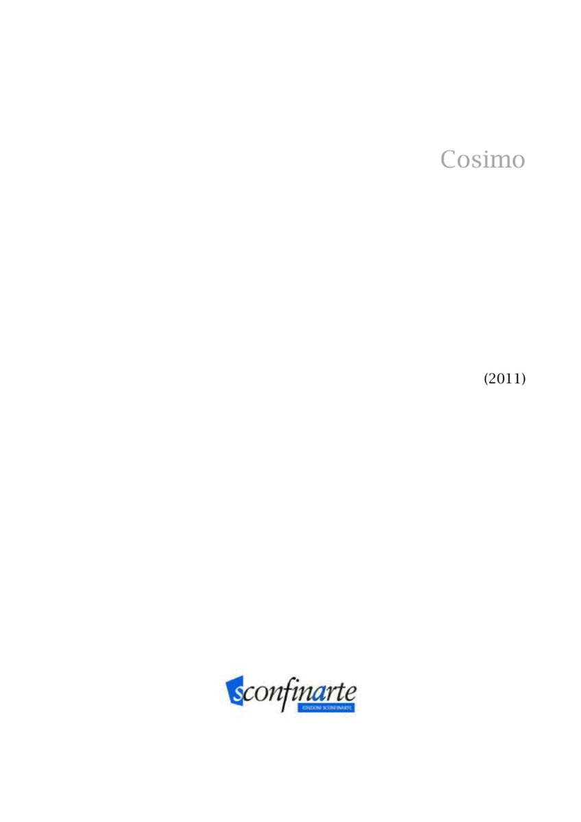 Cosimo Carovani: [S] (ES 446) - Score Only