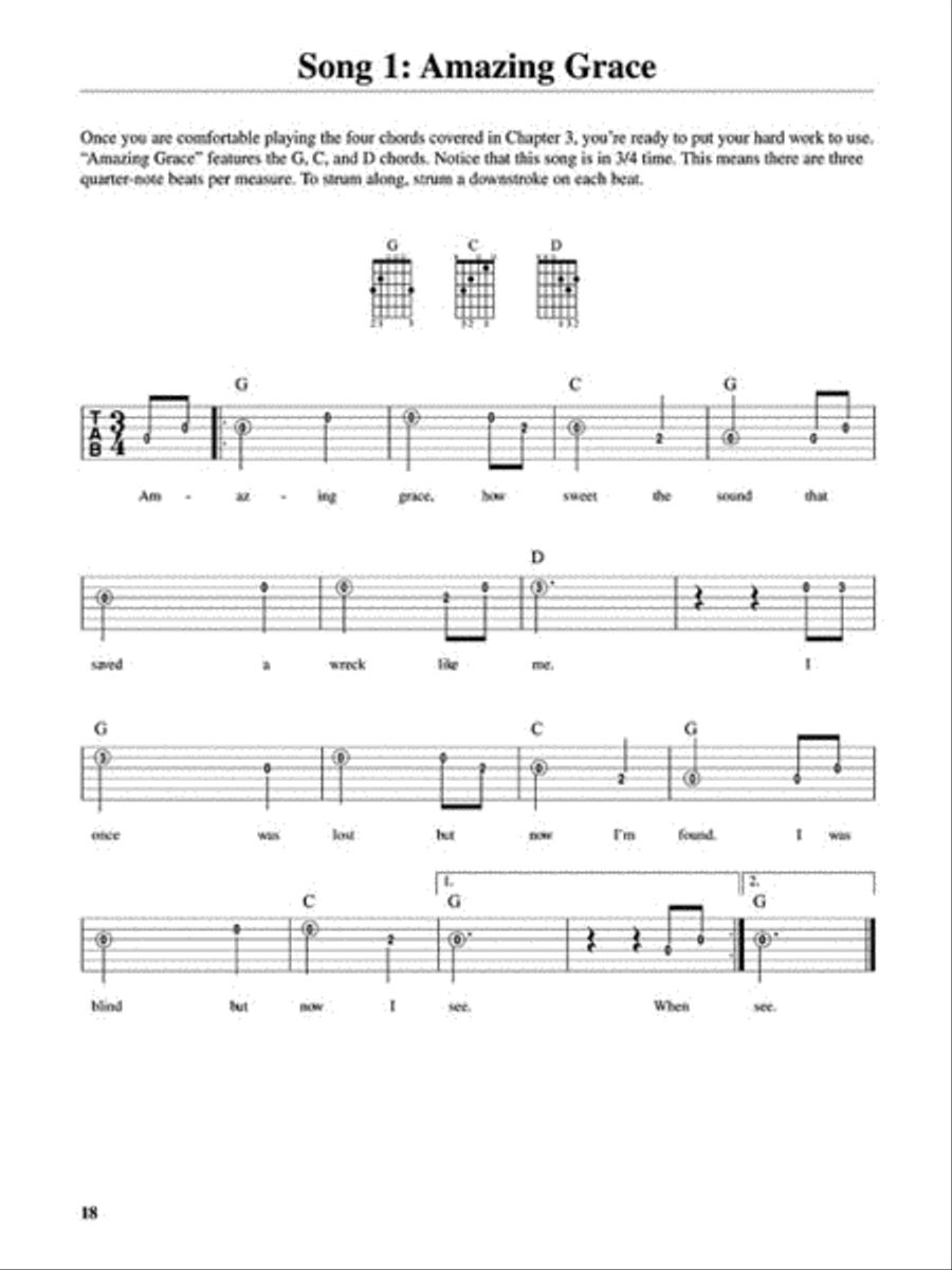 Teach Yourself to Play Guitar Guitar Tablature scores gallery preview page 5