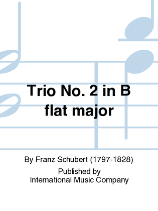 Book cover for Trio No. 2 In B Flat Major