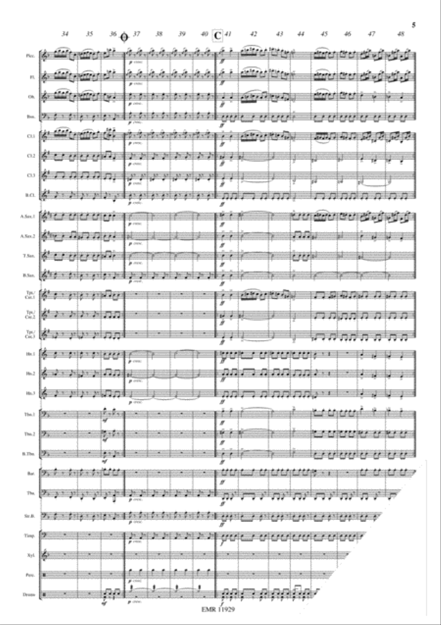 Zigeunertanz Concert Band scores gallery preview page 6