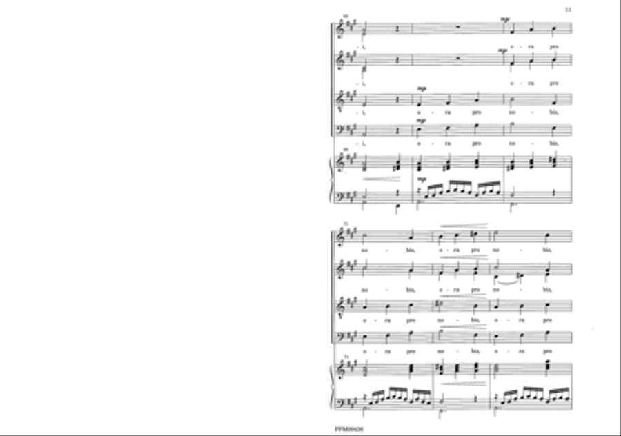 Ave Maria Ave Maria 4-Part scores gallery preview page 14