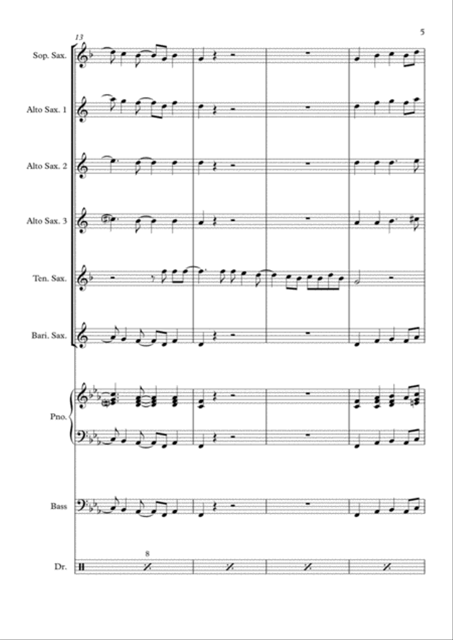 Happy Woodwind Ensemble scores gallery preview page 5