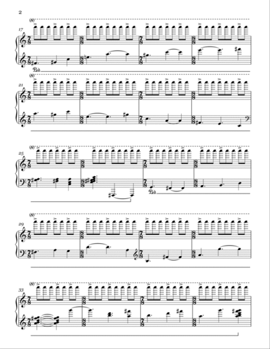 Os-hyp-ti-no-ti-co (solo piano) Piano Solo scores gallery preview page 4