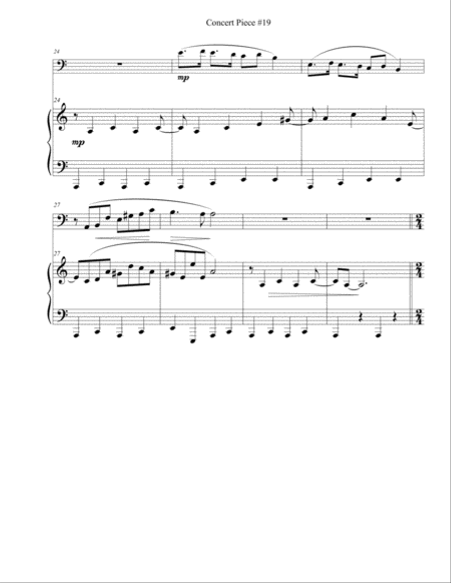 Concert Piece #19 Pesante – Scherzando – Waltz Trombone Solo scores gallery preview page 6