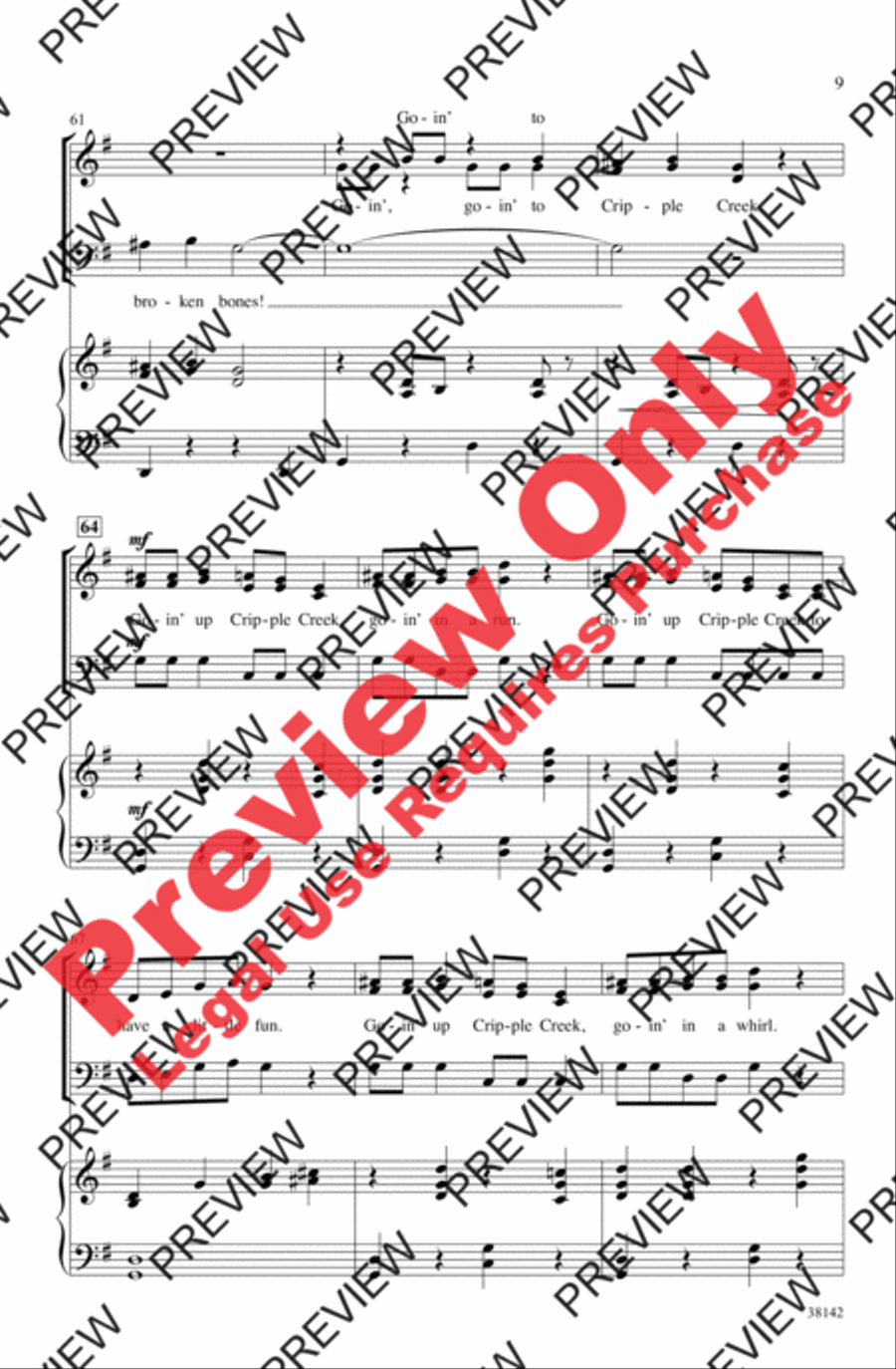 Cripple Creek 3-Part scores gallery preview page 9