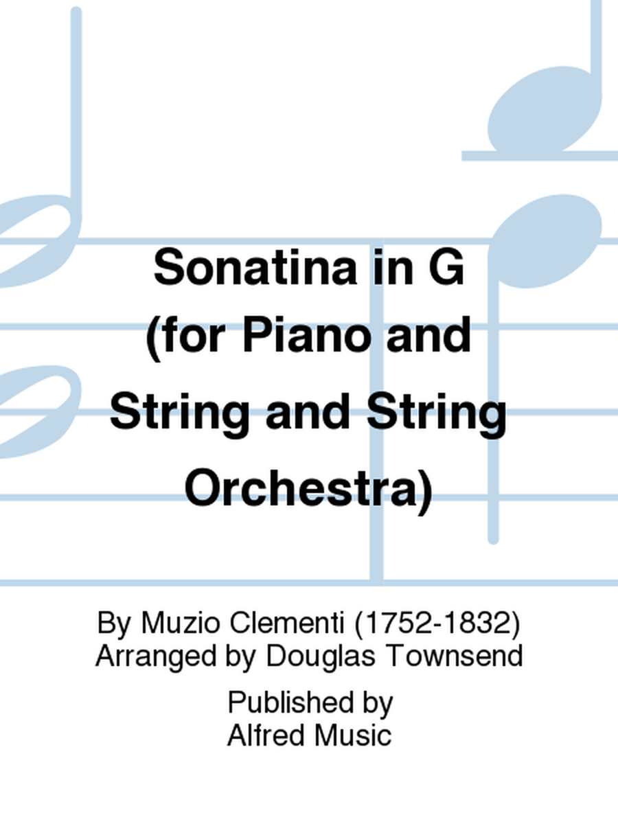 Sonatina in G (for Piano and String and String Orchestra) image number null