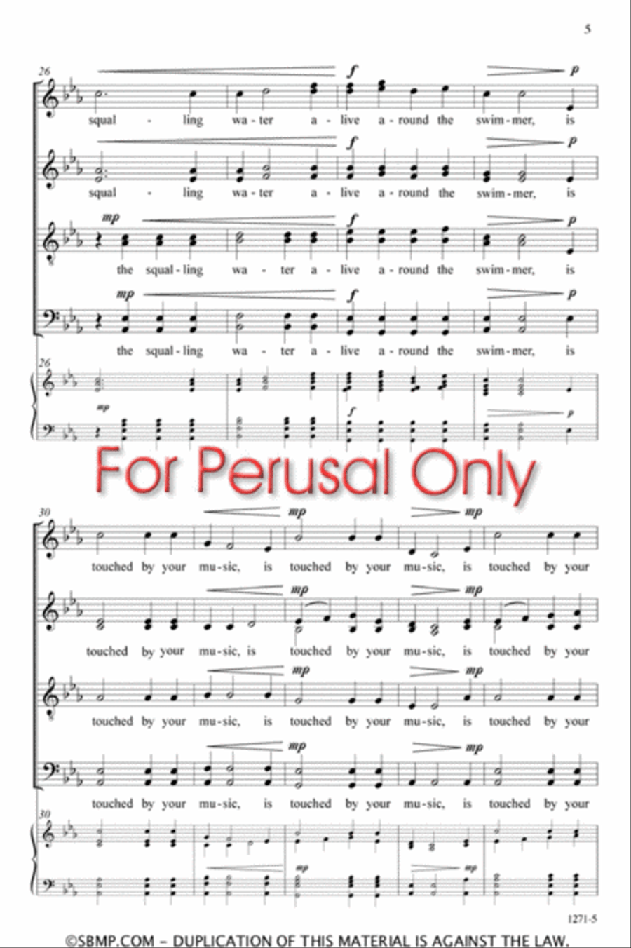 Child of Song - SATB divisi Octavo Divisi scores gallery preview page 4