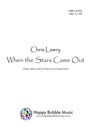 When the Stars Came Out - for Low Brass [Bass Clef] & Piano (from Scenes from a Parisian Cafe)