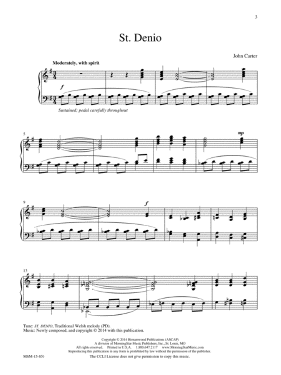 From the British Isles: Nine Traditional Melodies for Solo Piano image number null