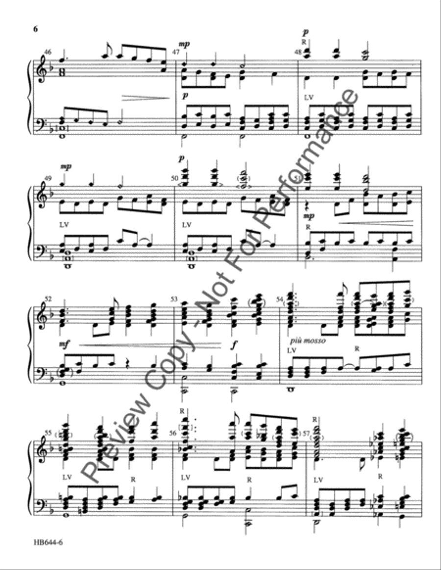 Once In Royal David's City - Buckwalter 5-Octaves scores gallery preview page 7
