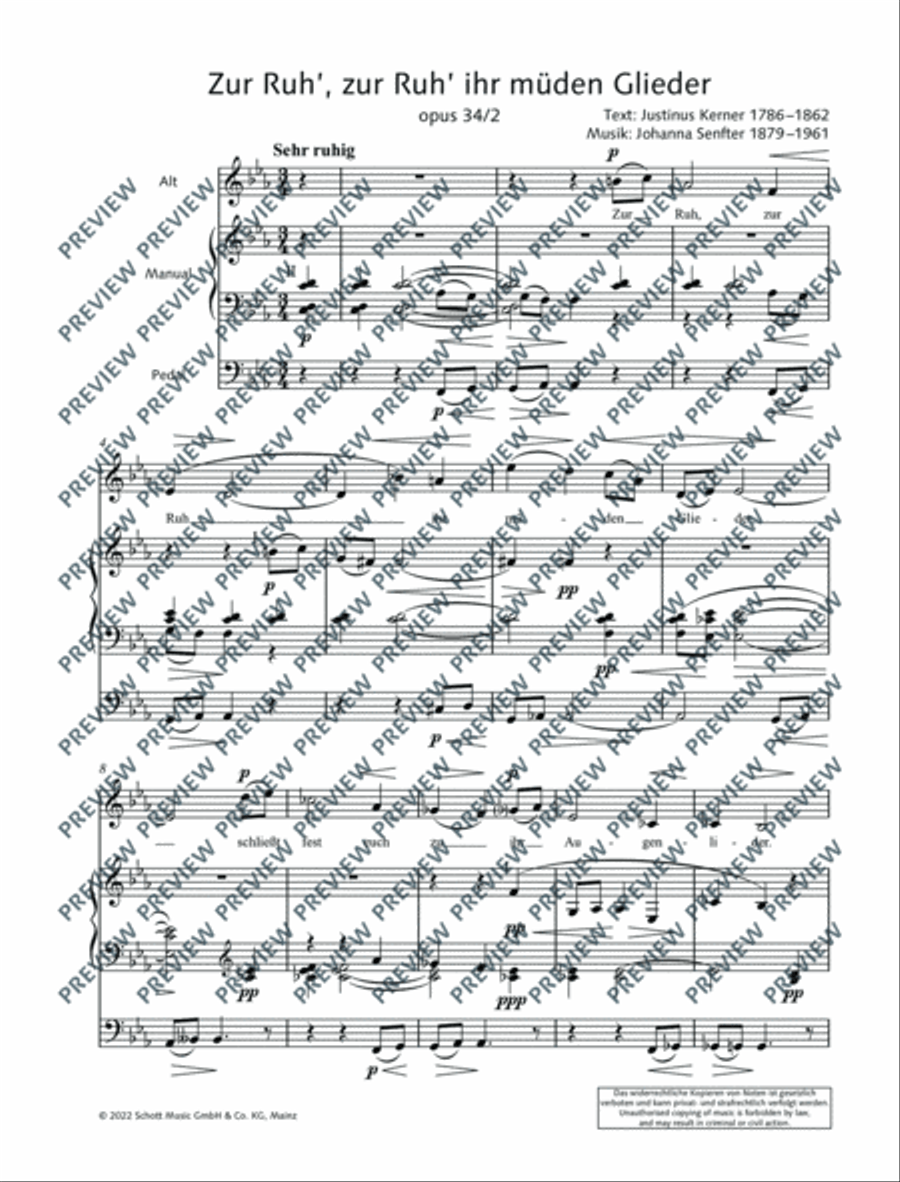 Zwei Geistliche Lieder Voice scores gallery preview page 5