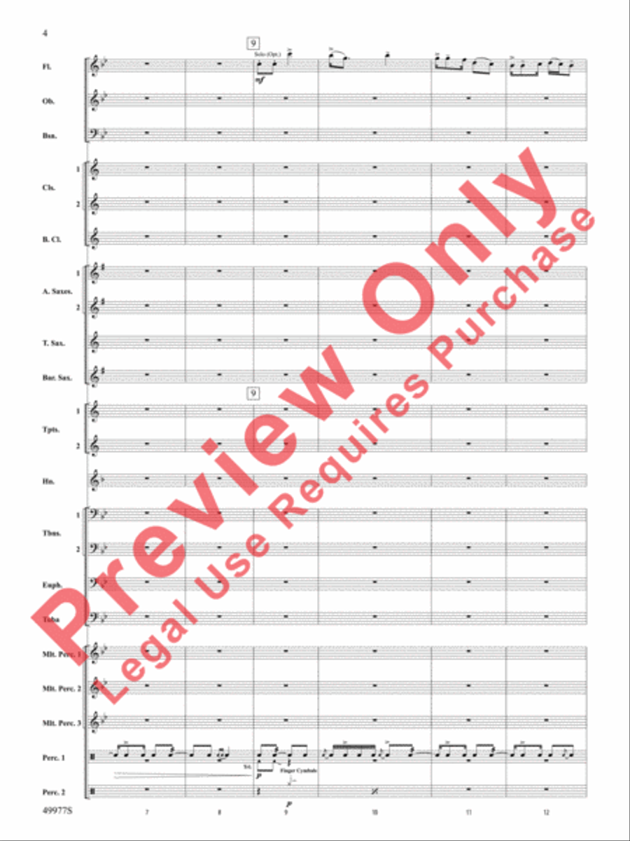 Tha Mi Sgìth Concert Band scores gallery preview page 5