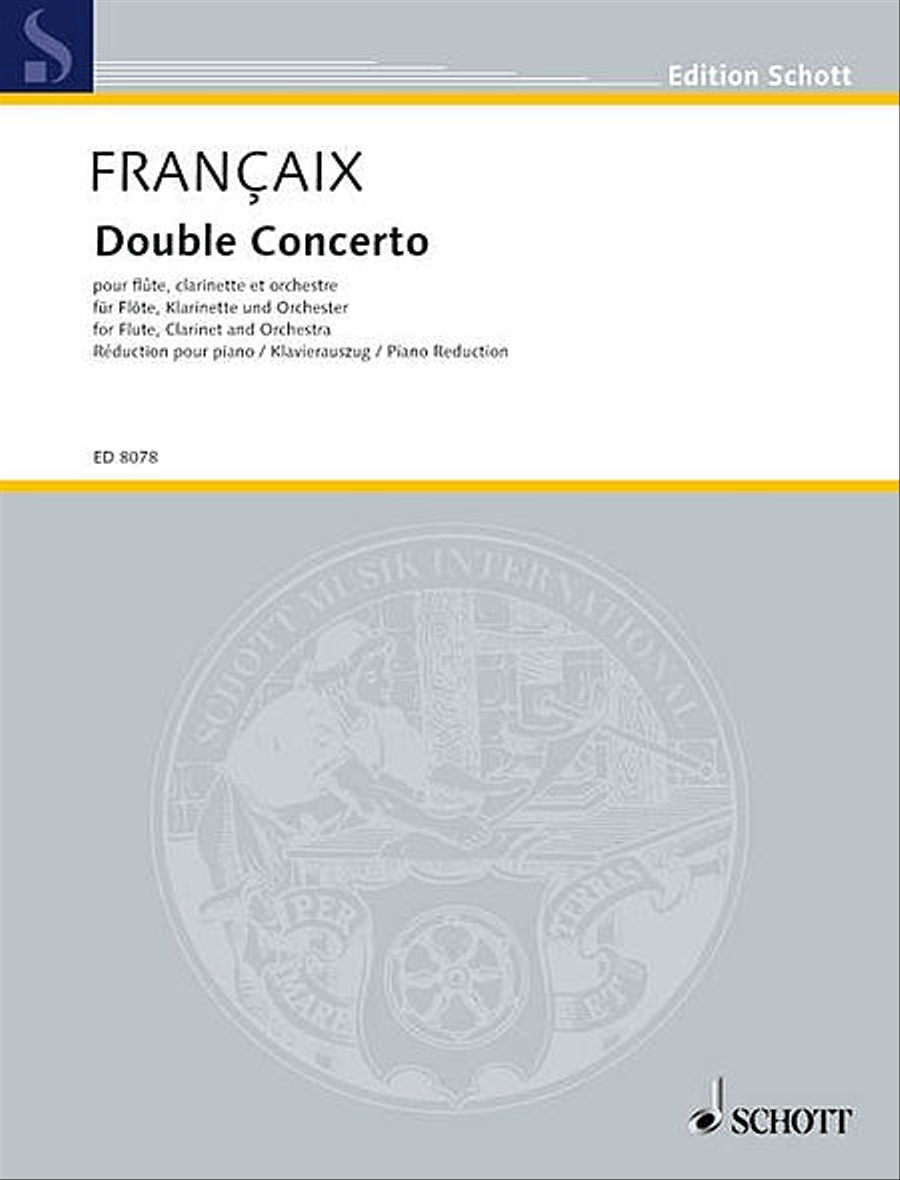 Double Concerto Clarinet scores gallery preview page 1
