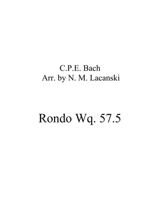 Book cover for Rondo Wq. 57.5