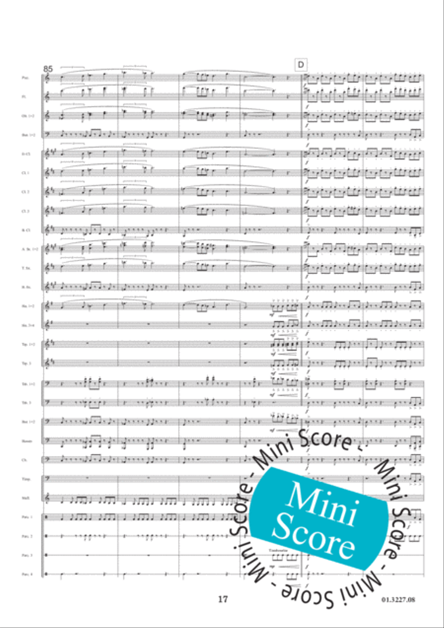 The Legend of Maracaibo Concert Band scores gallery preview page 21