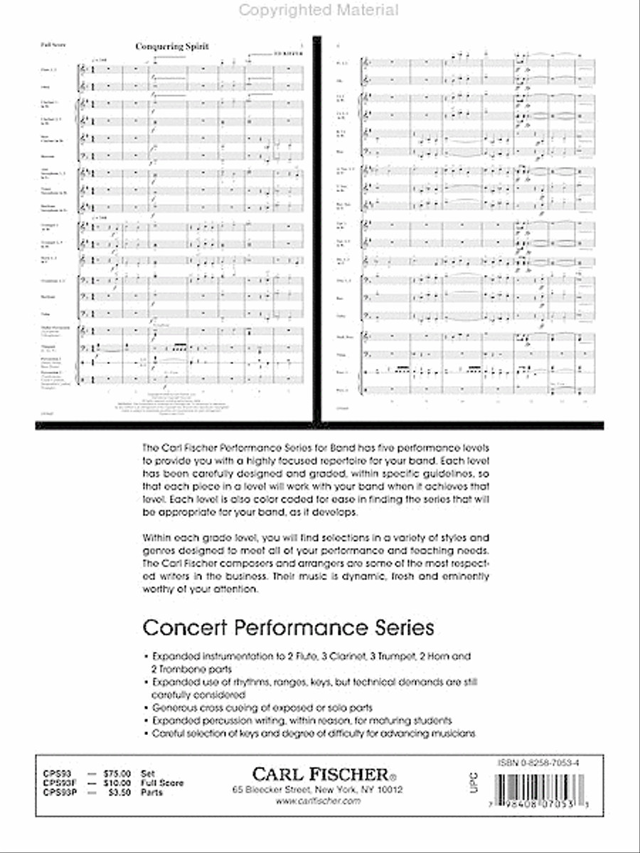 Fantasy on Early American Tunes Fantasy on Early American Tunes Concert Band scores gallery preview page 25
