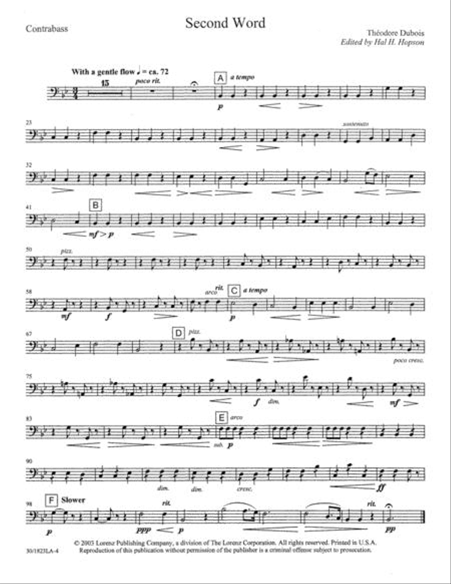 The Seven Last Words of Christ - Bass Choir scores gallery preview page 5