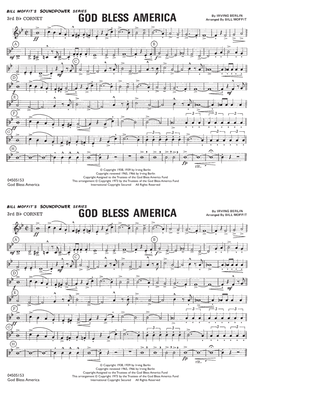 God Bless America - 3rd Bb Cornet