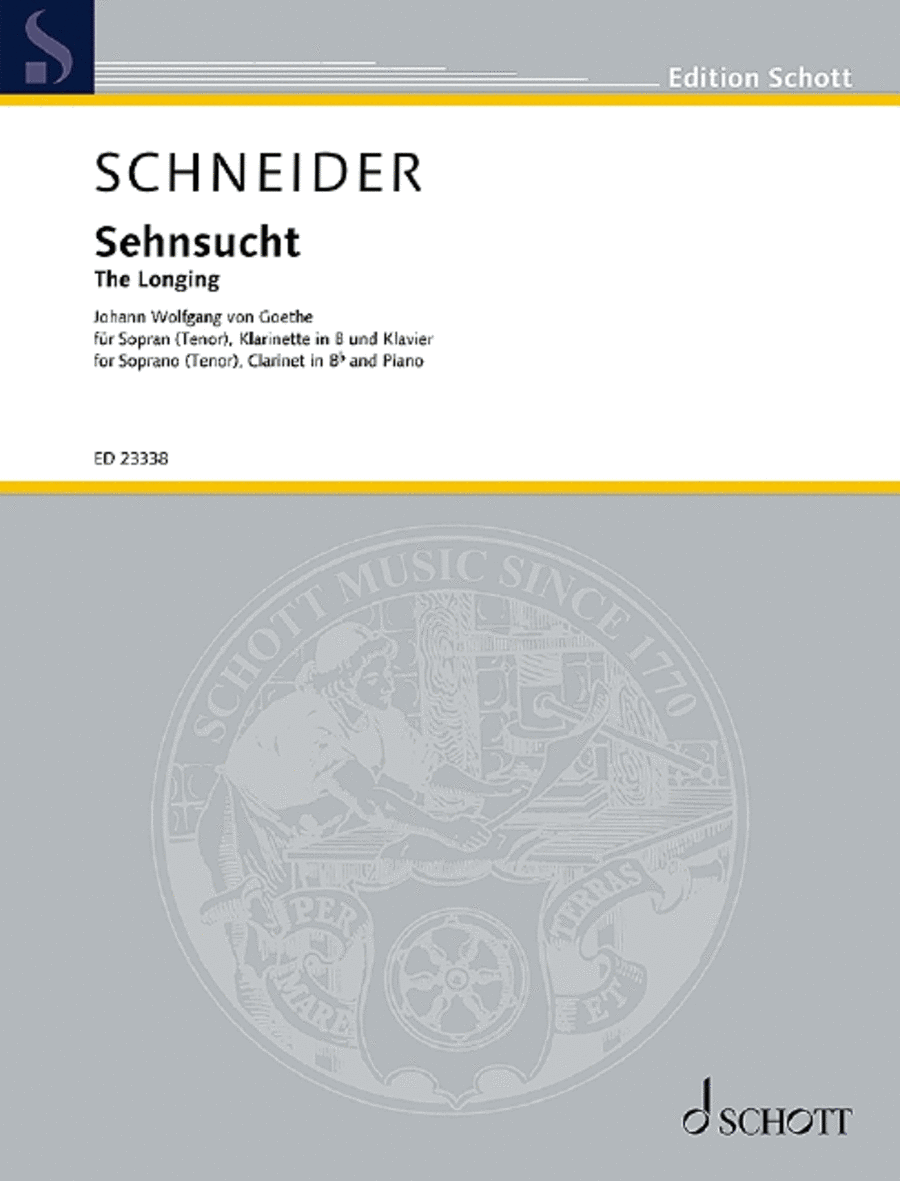 The Longing Clarinet scores gallery preview page 1