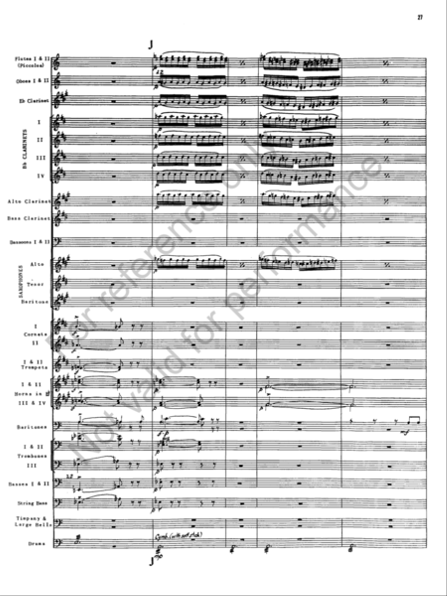 The Golden Legend Concert Band scores gallery preview page 22
