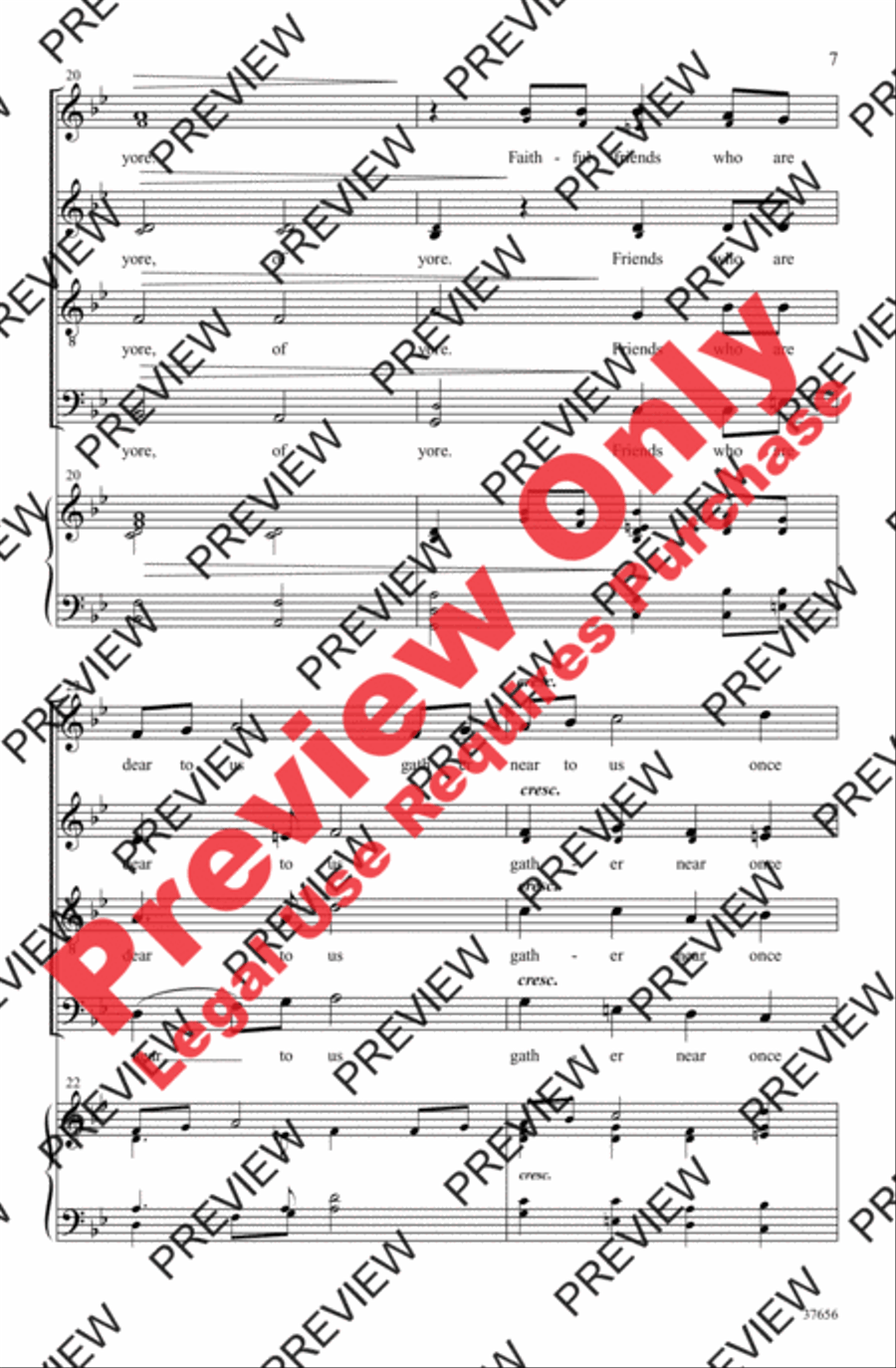 Have Yourself a Merry Little Christmas 4-Part scores gallery preview page 7