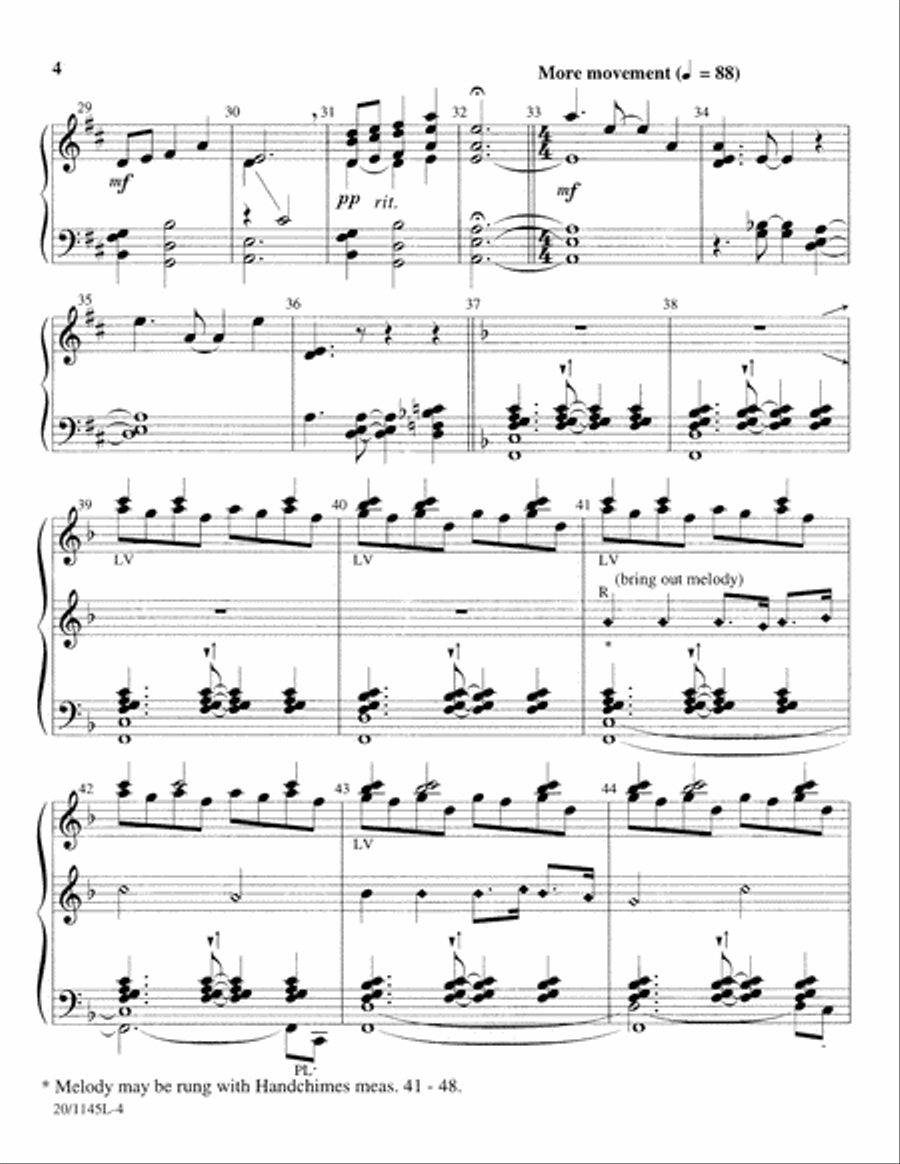 Shall We Gather at the River? 5-Octaves scores gallery preview page 4