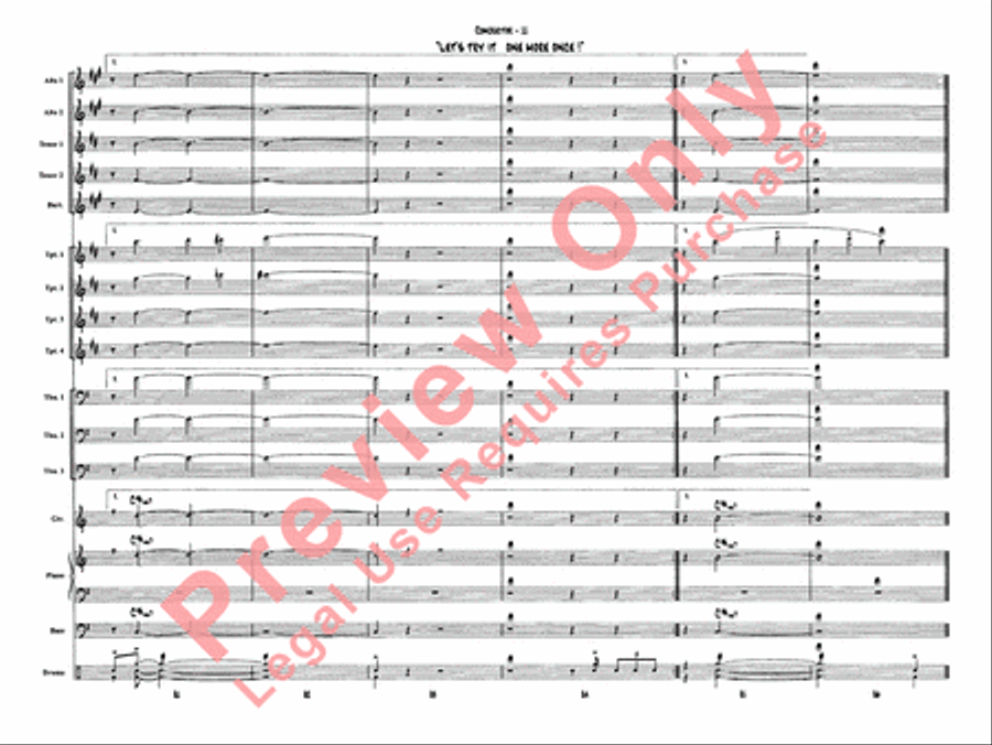April in Paris Jazz Ensemble scores gallery preview page 14