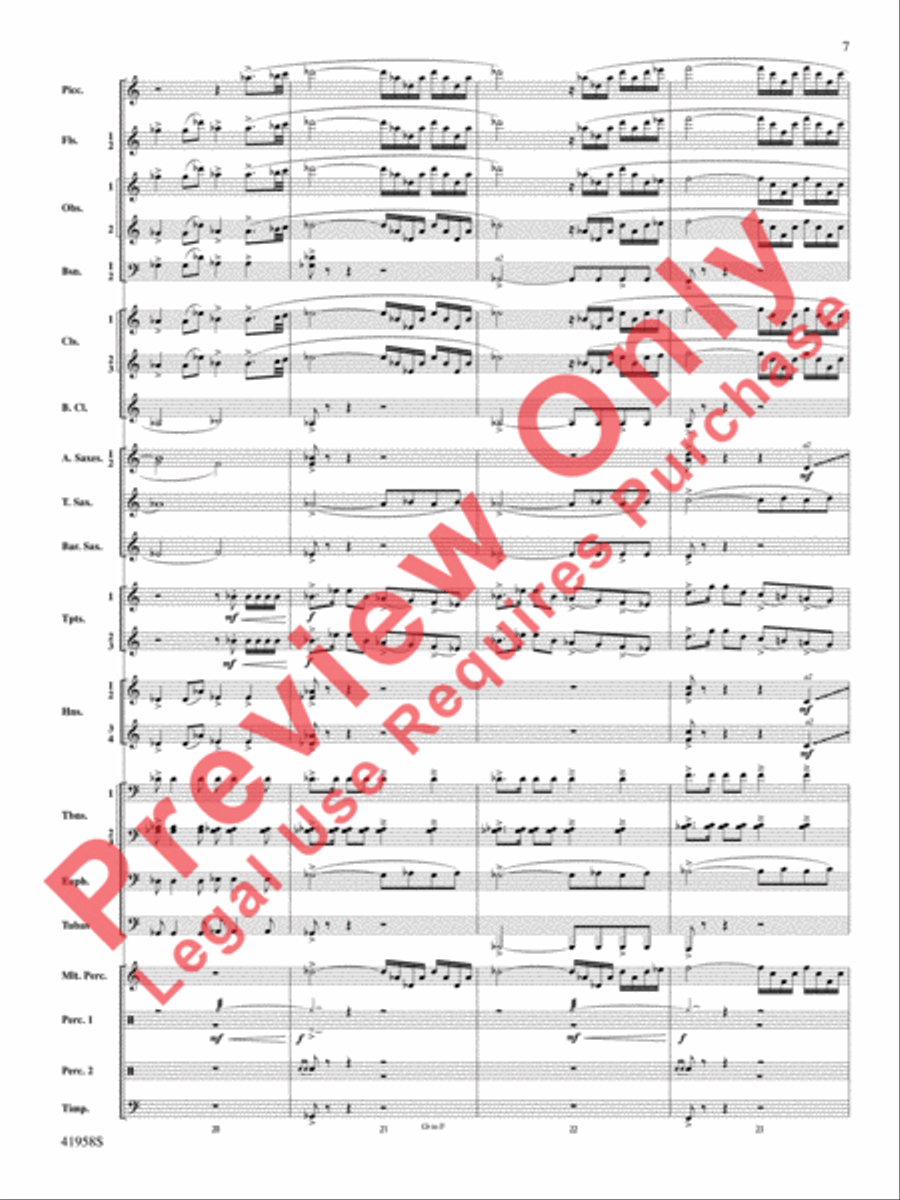 God's Country Concert Band scores gallery preview page 8