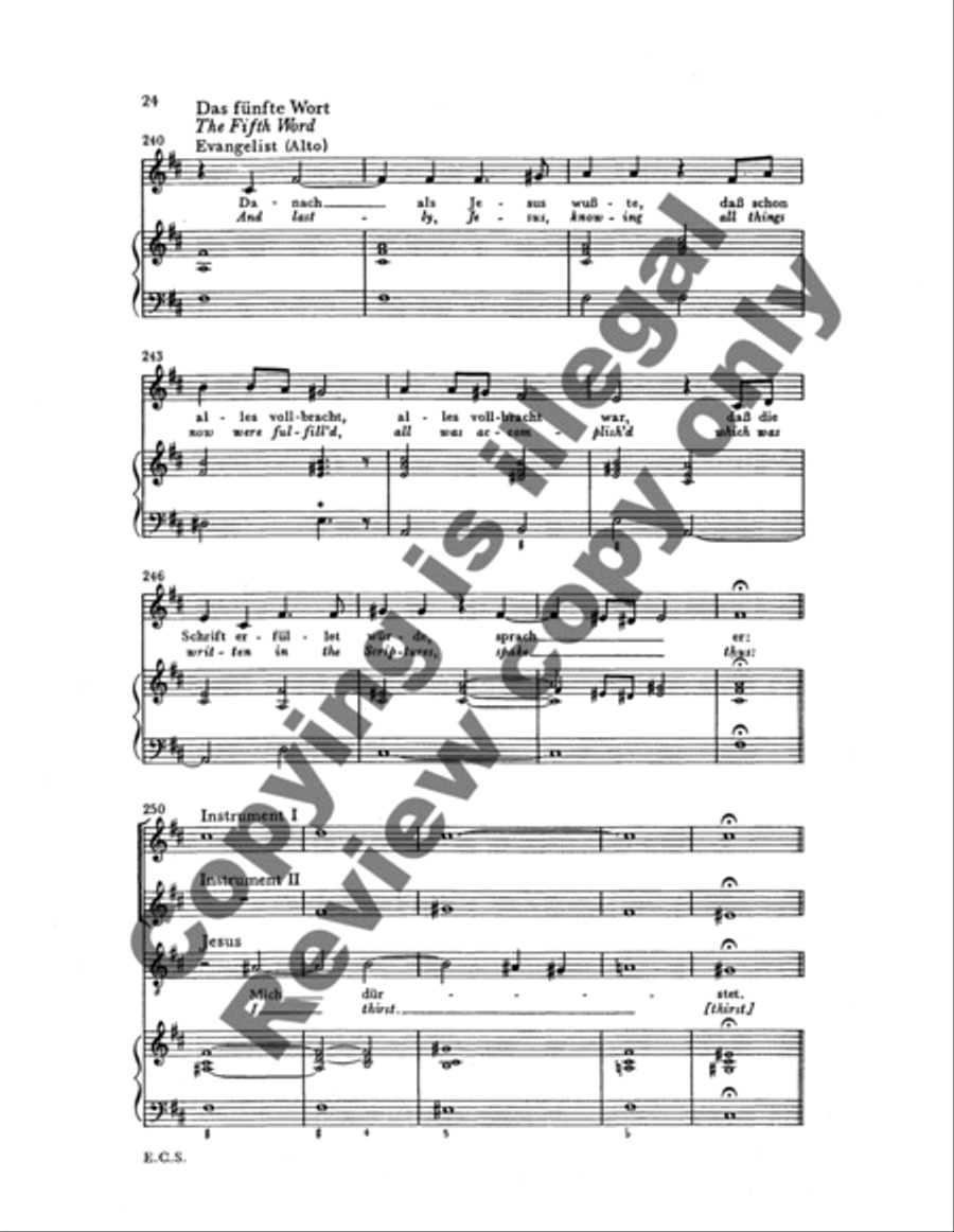 Die sieben Worte Jesu Christi am Kreuz (The Seven Last Words of Jesus Christ) SATTB scores gallery preview page 15