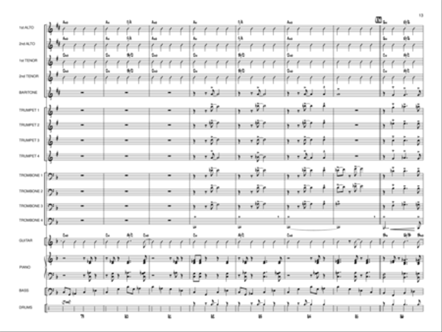 Pedal to the Metal Jazz Ensemble scores gallery preview page 12