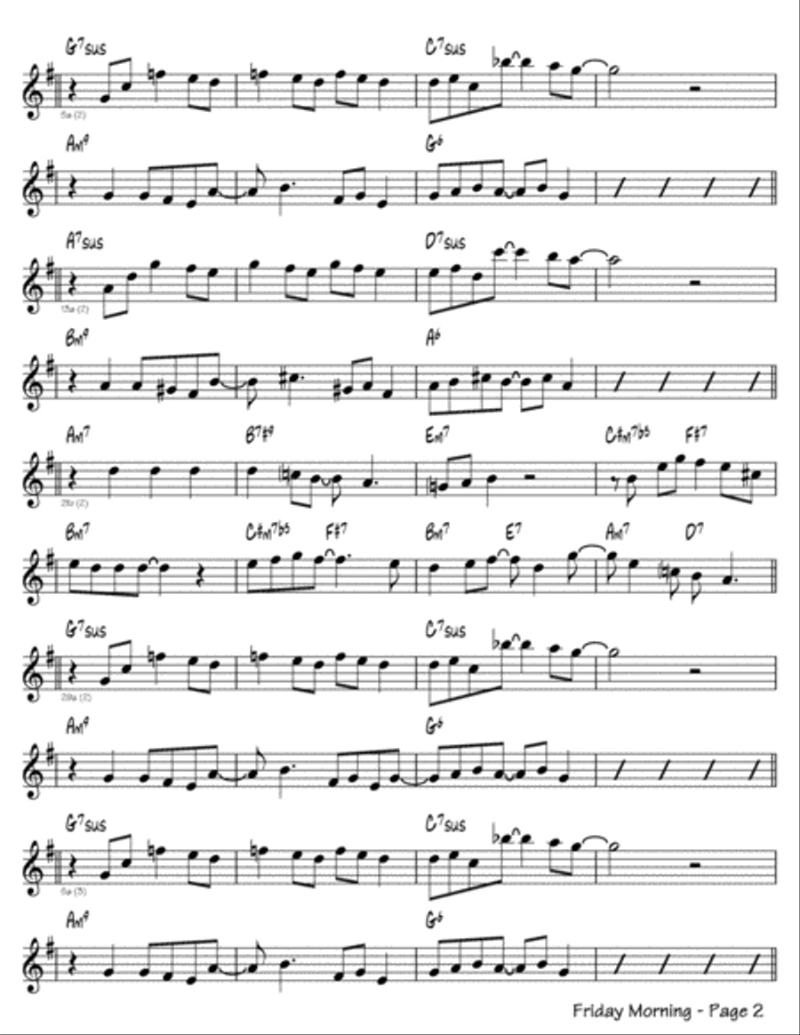 Friday Morning Friday Morning Harmonica scores gallery preview page 2