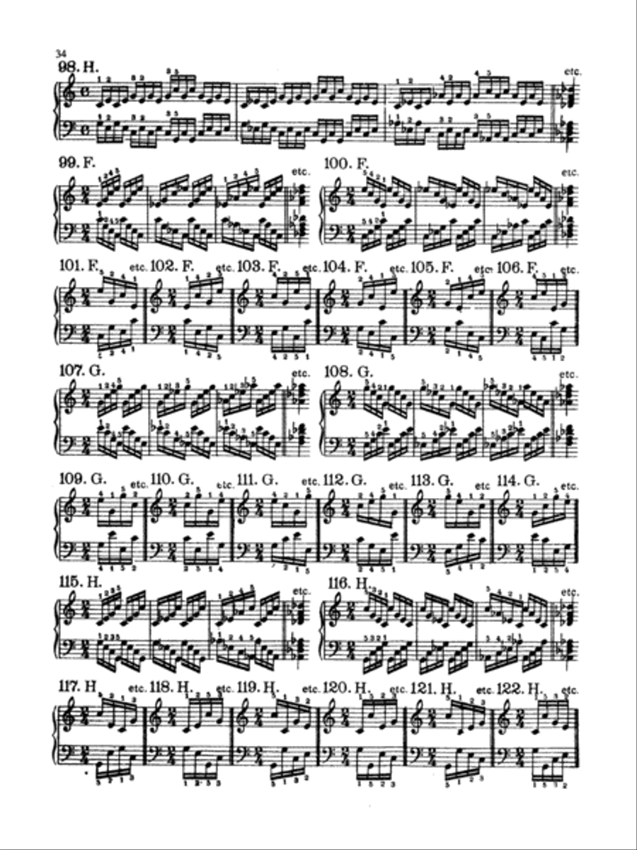 Beringer: Daily Technical Studies for Piano Piano Method scores gallery preview page 2