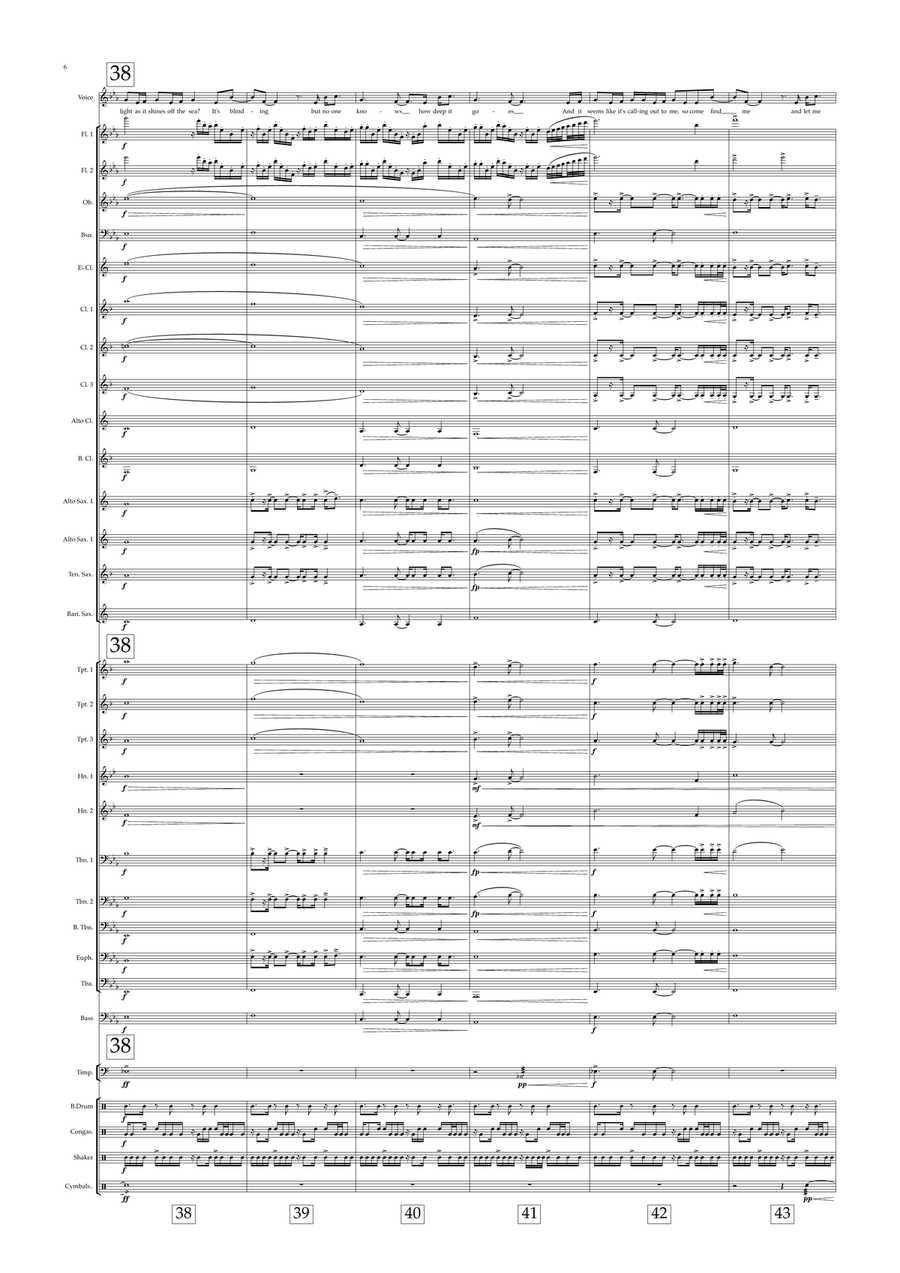 How Far I'll Go Concert Band scores gallery preview page 6
