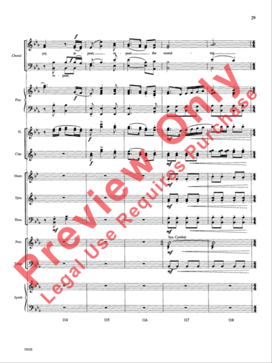 Sing Joy! Choir scores gallery preview page 30
