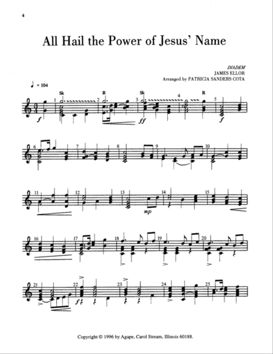 Twelve Bells for Worship Twelve Bells for Worship Handbell Choir scores gallery preview page 4