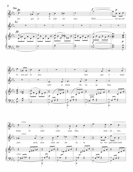 SCHUMANN: Er und Sie, Op. 78 no. 2 (transposed to E-flat major)